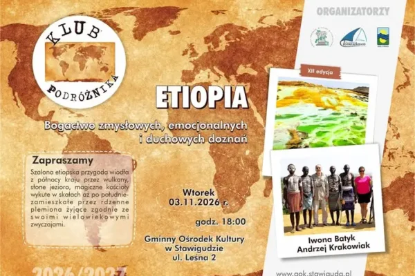 Klub Podróżnika w Stawigudzie: wieczór z Etiopią już 3 listopada