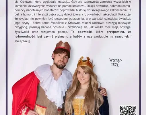 „Królewna o złotym sercu” – familijny spektakl w Świątnikach Górnych