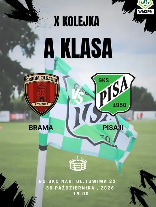Piątkowy mecz rezerw Pisy Barczewo z Bramą Olsztyn
