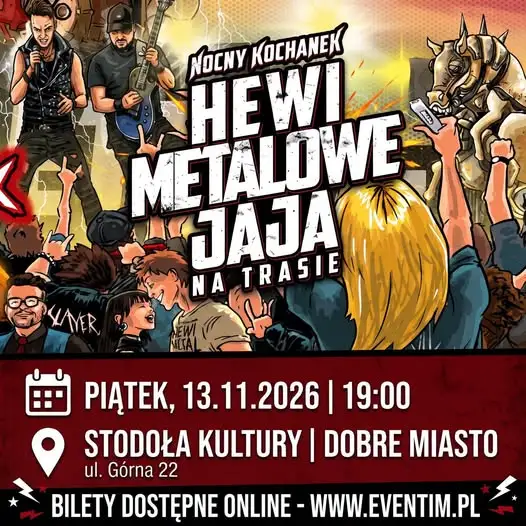 Nocny Kochanek zagra w Stodole Kultury w Dobrego Miasta