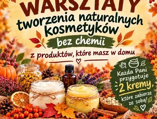 Warsztaty naturalnych kosmetyków w Gminnej Bibliotece w Świątkach